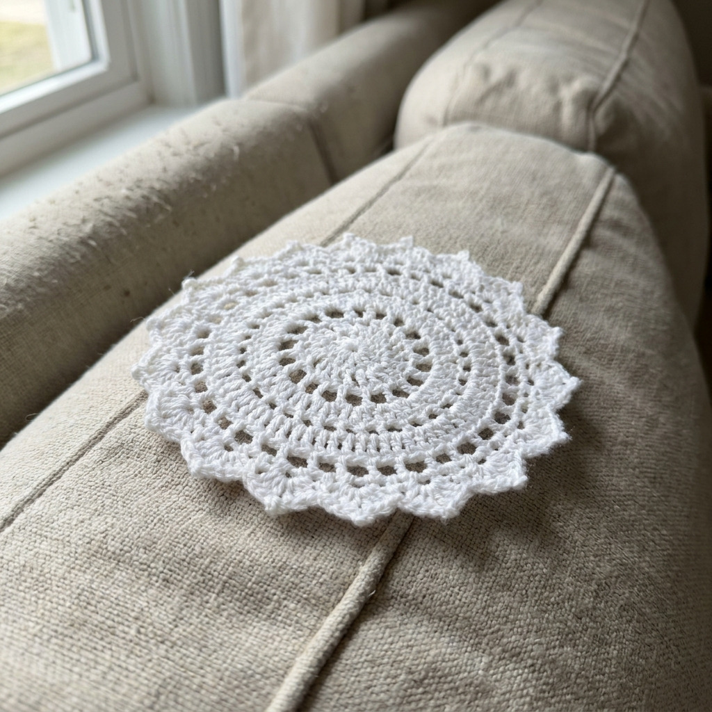 How to Crochet a Lace Doily Coaster: Step-by-Step Guide with Materials and Measurements