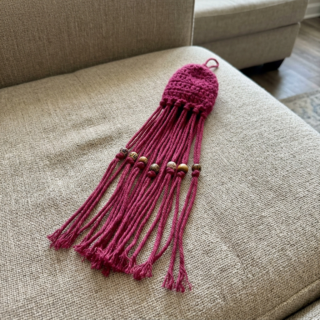 How to Crochet a Parandi Hair Tassel for Long Braids: Step-by-Step Guide with Materials and Measurements