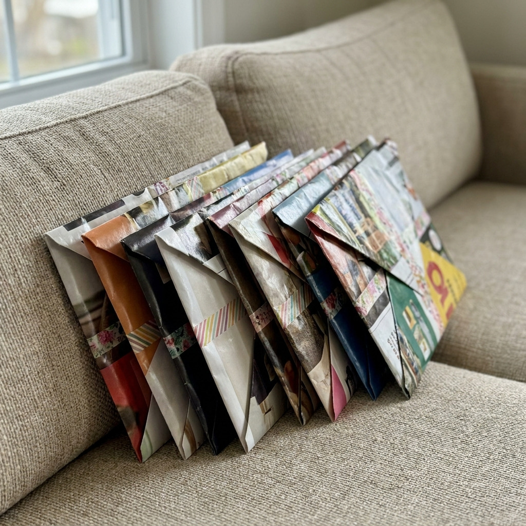 How to Make Snail Mail Envelopes from Old Magazine Pages: Step-by-Step Guide with Materials and Measurements