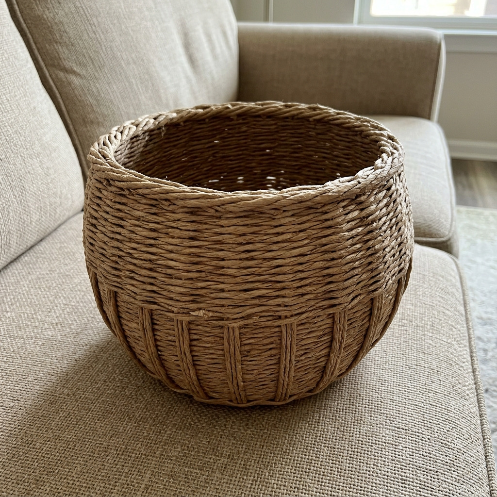 How to Make a Foraging Basket from Paper Rope and Glue