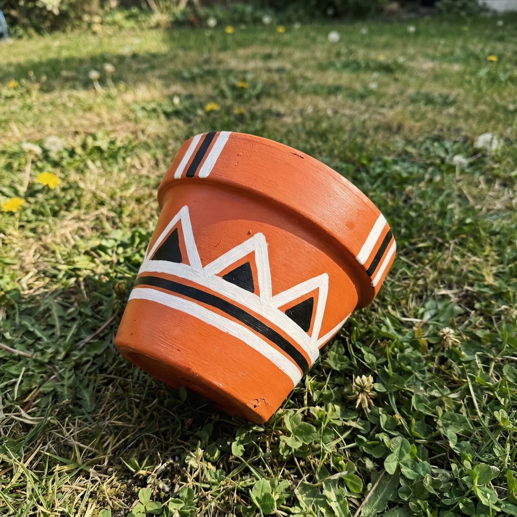 How to Paint a Berber Pattern Terracotta Plant Pot: Step-by-Step Guide with Materials and Measurements