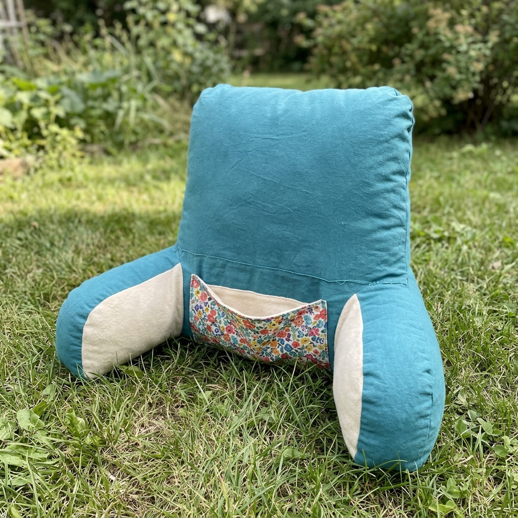 How to Sew a Reading Pillow with Arms and a Book Pocket