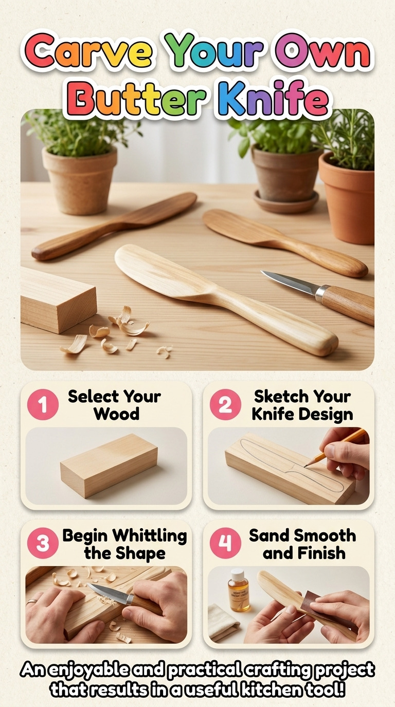 How to Build a Simple Wooden Butter Knife: Step-by-Step Guide with Materials and Measurements